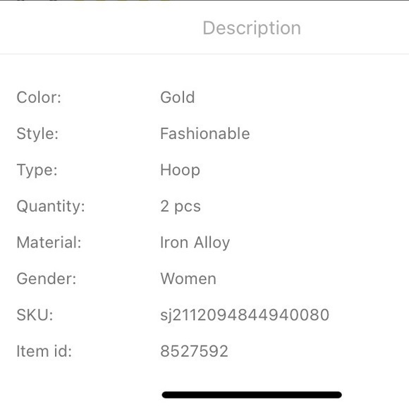 Tangle Hoop Earrings Layered Golden - Picture 8 of 9